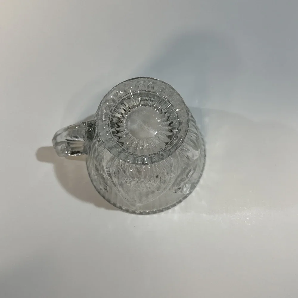 Vintage‎ Jeannette Iris & Herringbone Clear Glass Punch Cup Footed